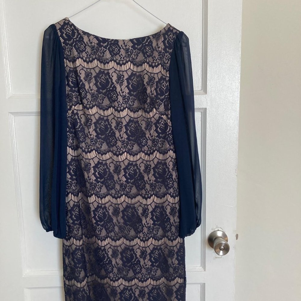 Brand: Eliza J Royal Collection, blue dress [Size 4]